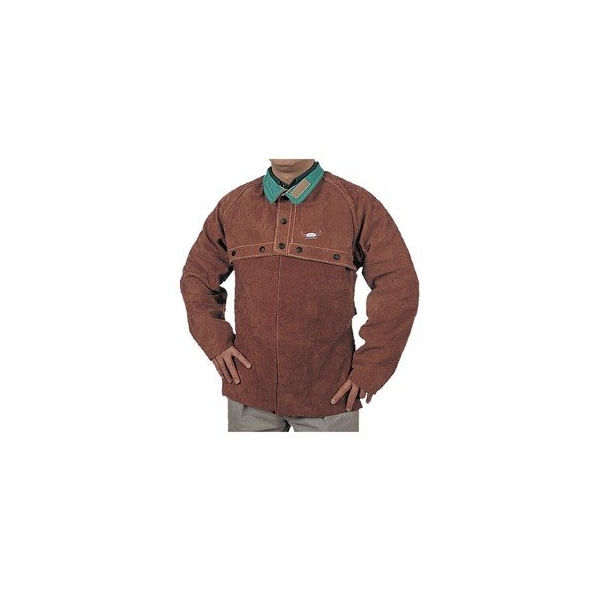 Weldas Alliance Premium Leather Cape Sleeves, Size: Medium, Color: Lava Brown 44-7800M - main